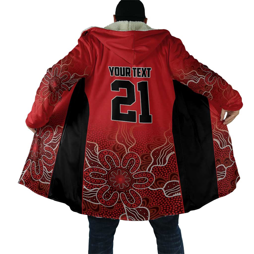 Basketball Custom Perth Cloak Simple Australian Dot Art - Aussie Hoodie