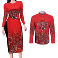Basketball Custom Perth Couples Matching Long Sleeve Bodycon Dress and Long Sleeve Button Shirt Simple Australian Dot Art - Aussie Hoodie