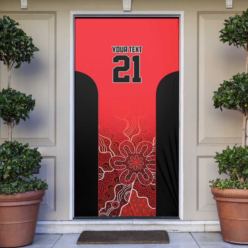 Basketball Custom Perth Door Cover Simple Australian Dot Art - Aussie Hoodie