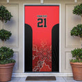 Basketball Custom Perth Door Cover Simple Australian Dot Art - Aussie Hoodie