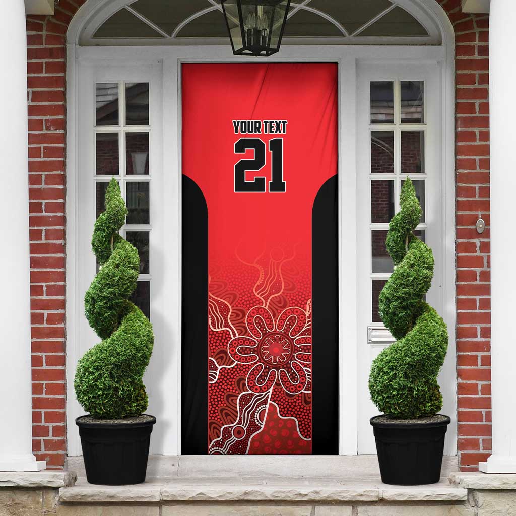 Basketball Custom Perth Door Cover Simple Australian Dot Art - Aussie Hoodie