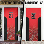 Basketball Custom Perth Door Cover Simple Australian Dot Art - Aussie Hoodie