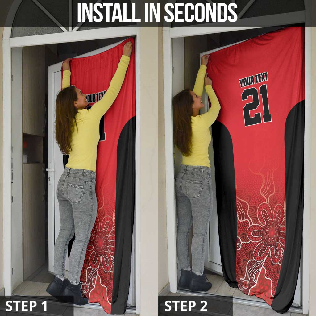 Basketball Custom Perth Door Cover Simple Australian Dot Art - Aussie Hoodie