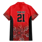 Basketball Custom Perth Family Matching Mermaid Dress and Hawaiian Shirt Simple Australian Dot Art - Aussie Hoodie