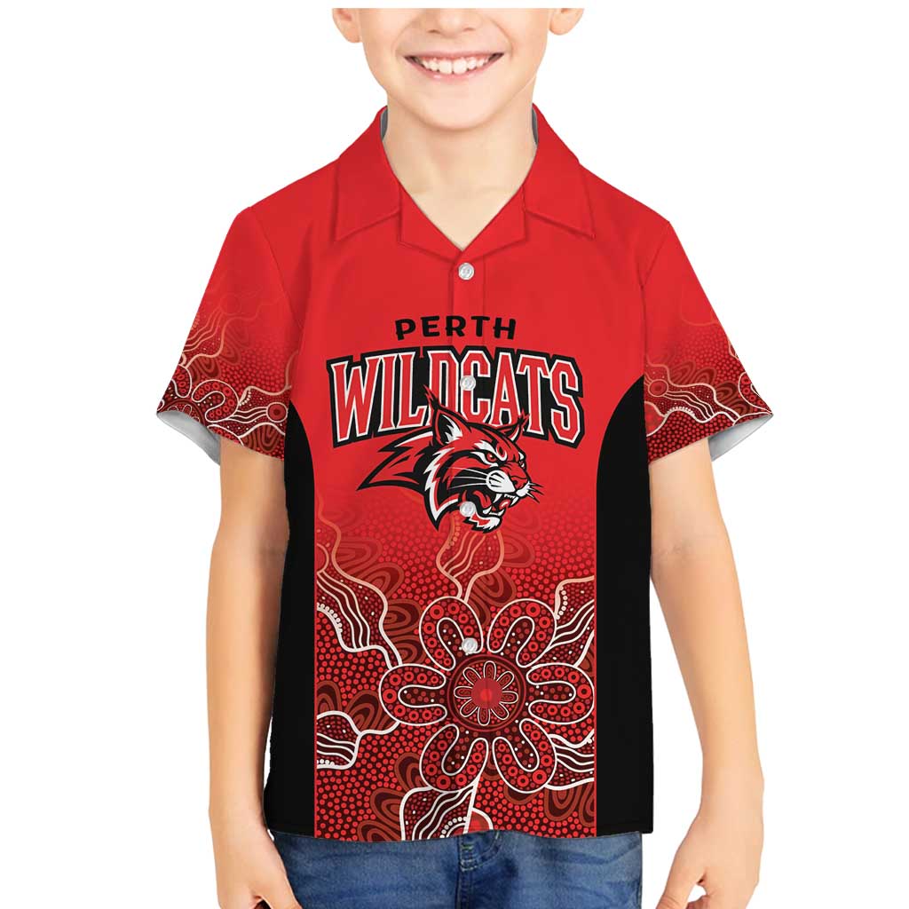 Basketball Custom Perth Family Matching Mermaid Dress and Hawaiian Shirt Simple Australian Dot Art - Aussie Hoodie