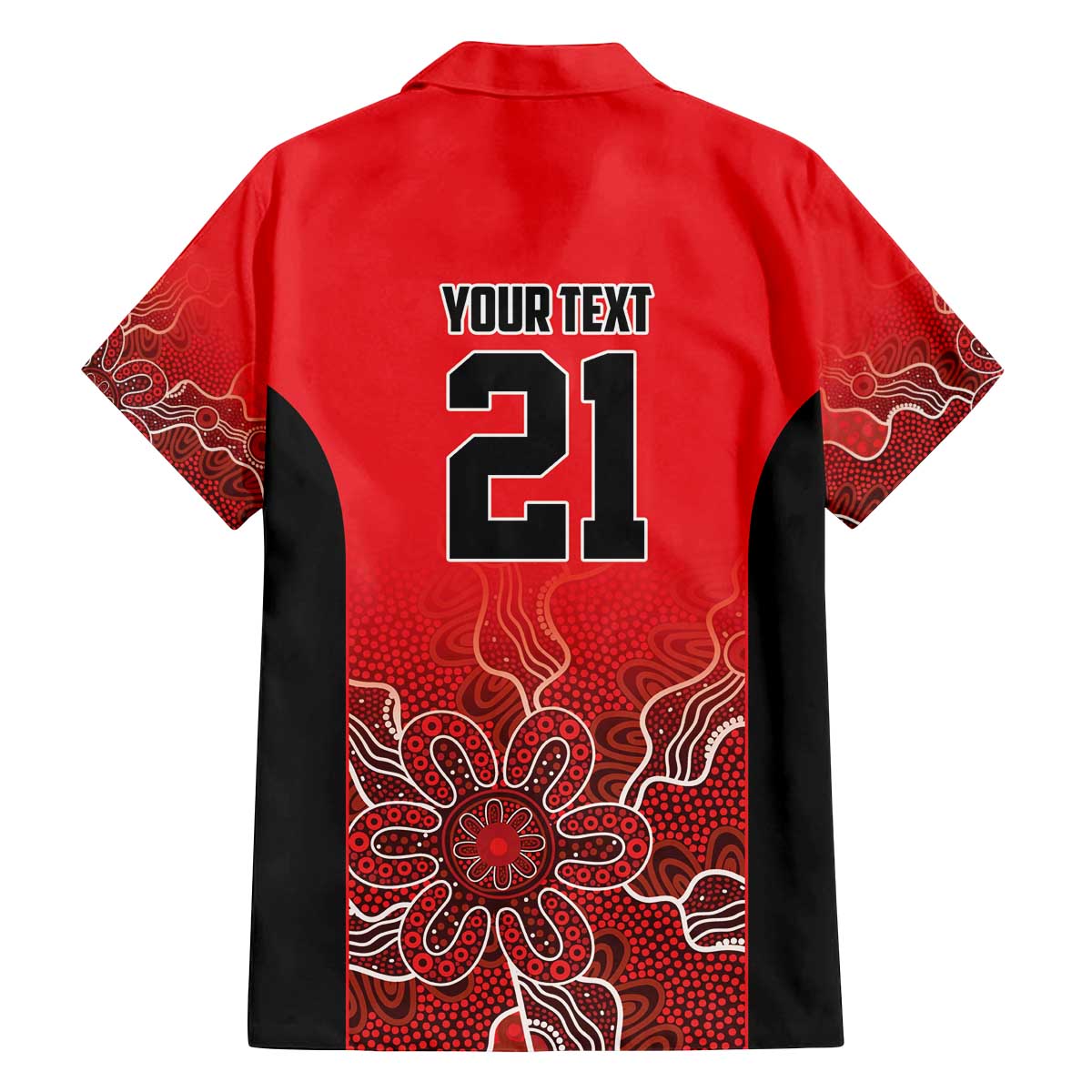 Basketball Custom Perth Family Matching Off The Shoulder Long Sleeve Dress and Hawaiian Shirt Simple Australian Dot Art - Aussie Hoodie