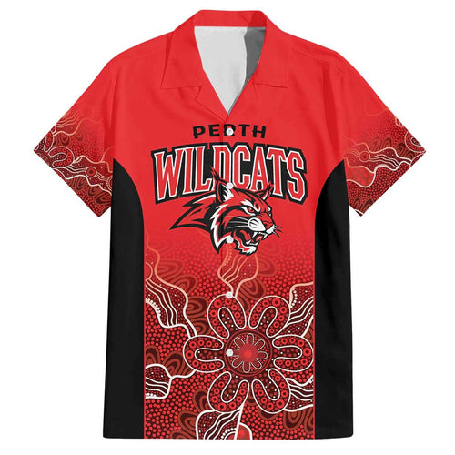 Basketball Custom Perth Family Matching Off Shoulder Maxi Dress and Hawaiian Shirt Simple Australian Dot Art - Aussie Hoodie