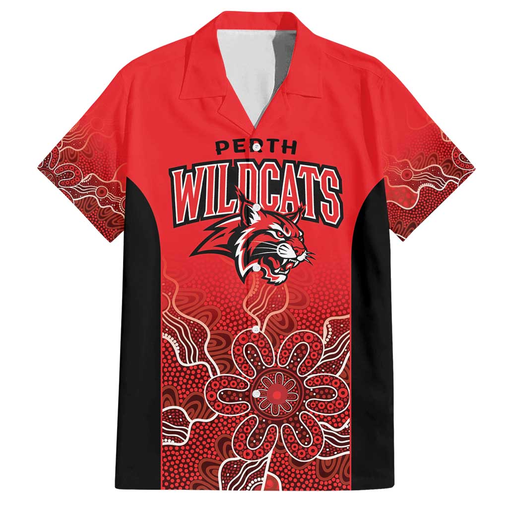 Basketball Custom Perth Family Matching Puletasi and Hawaiian Shirt Simple Australian Dot Art - Aussie Hoodie