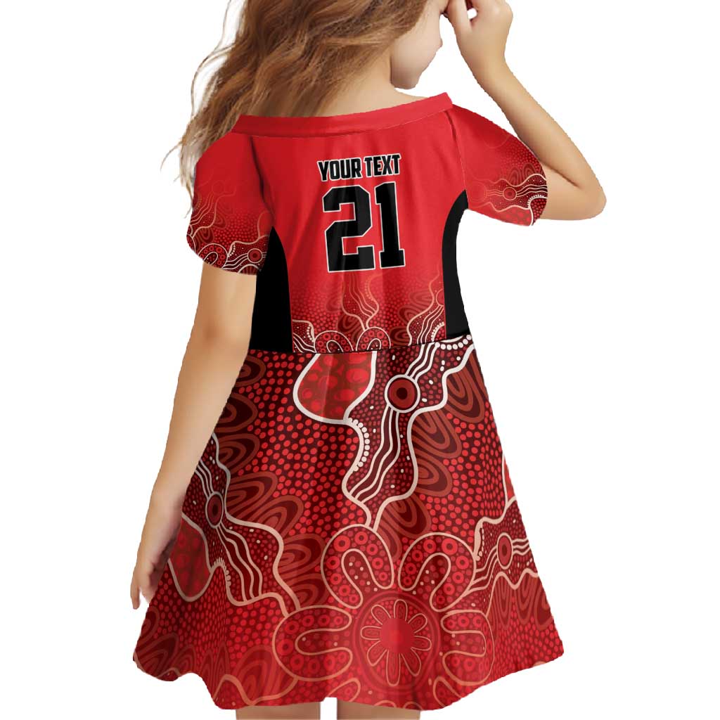 Basketball Custom Perth Family Matching Short Sleeve Bodycon Dress and Hawaiian Shirt Simple Australian Dot Art - Aussie Hoodie
