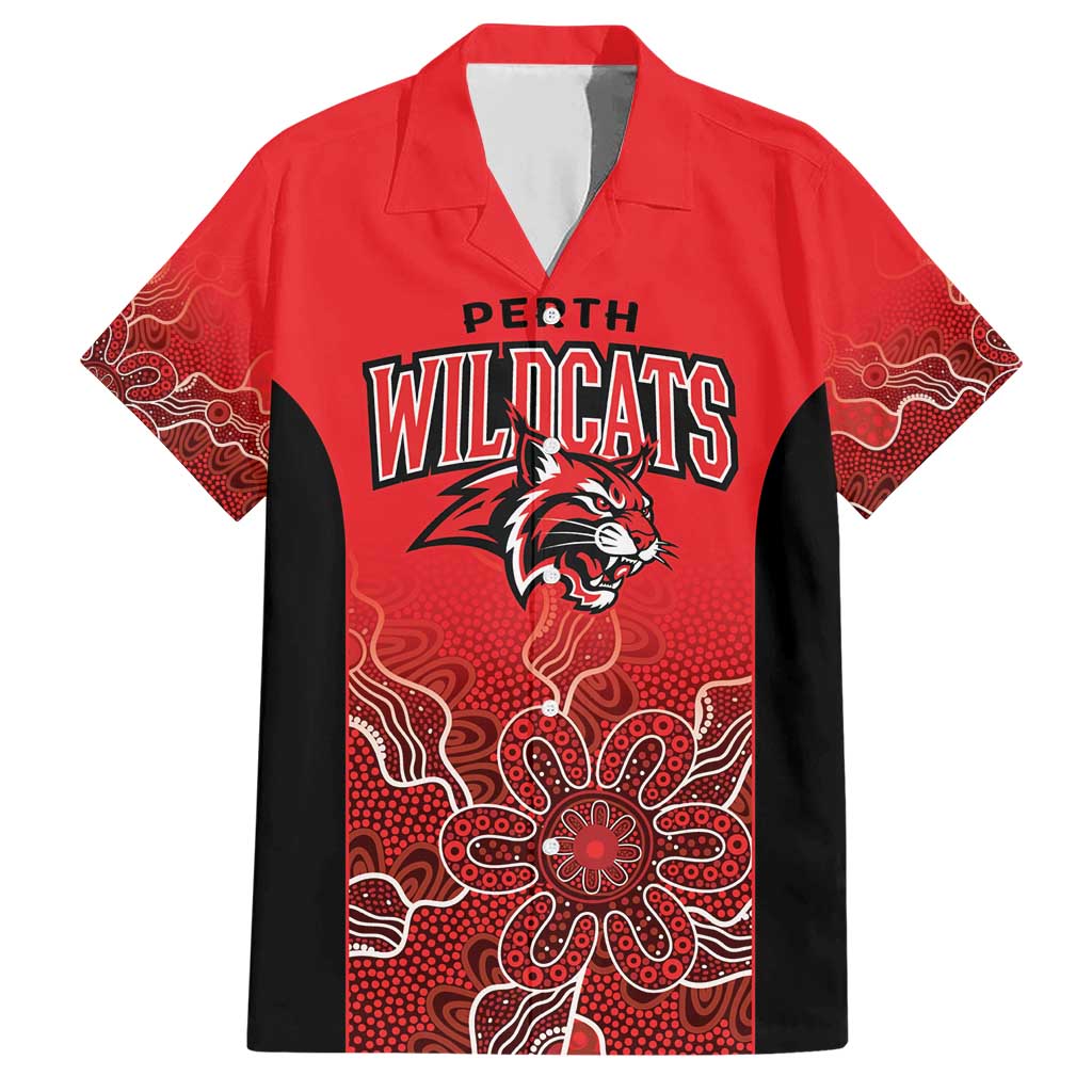 Basketball Custom Perth Family Matching Short Sleeve Bodycon Dress and Hawaiian Shirt Simple Australian Dot Art - Aussie Hoodie