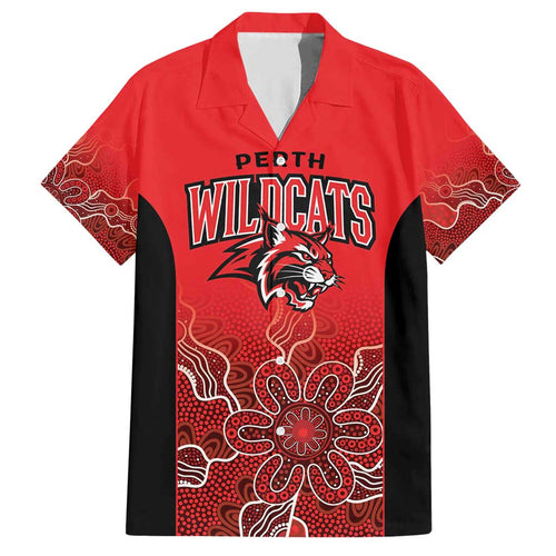 Basketball Custom Perth Family Matching Short Sleeve Bodycon Dress and Hawaiian Shirt Simple Australian Dot Art - Aussie Hoodie