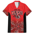 Basketball Custom Perth Family Matching Summer Maxi Dress and Hawaiian Shirt Simple Australian Dot Art - Aussie Hoodie