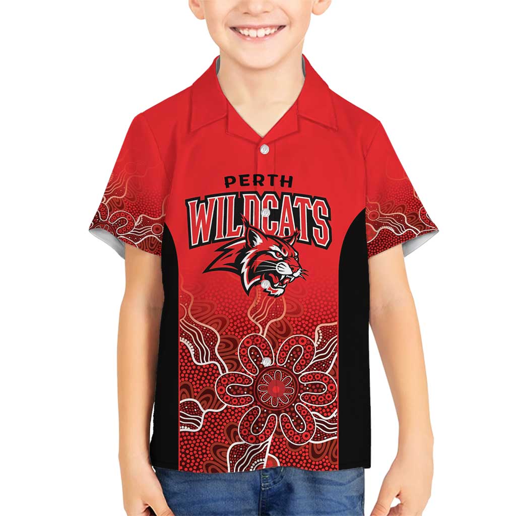 Basketball Custom Perth Family Matching Summer Maxi Dress and Hawaiian Shirt Simple Australian Dot Art - Aussie Hoodie