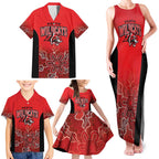 Basketball Custom Perth Family Matching Tank Maxi Dress and Hawaiian Shirt Simple Australian Dot Art - Aussie Hoodie