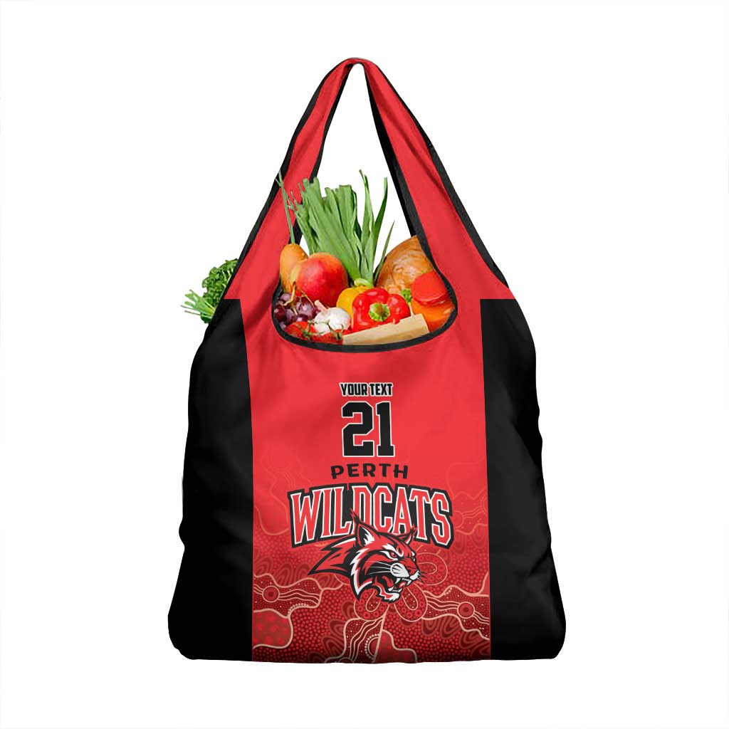 Basketball Custom Perth Grocery Bag Simple Australian Dot Art - Aussie Hoodie