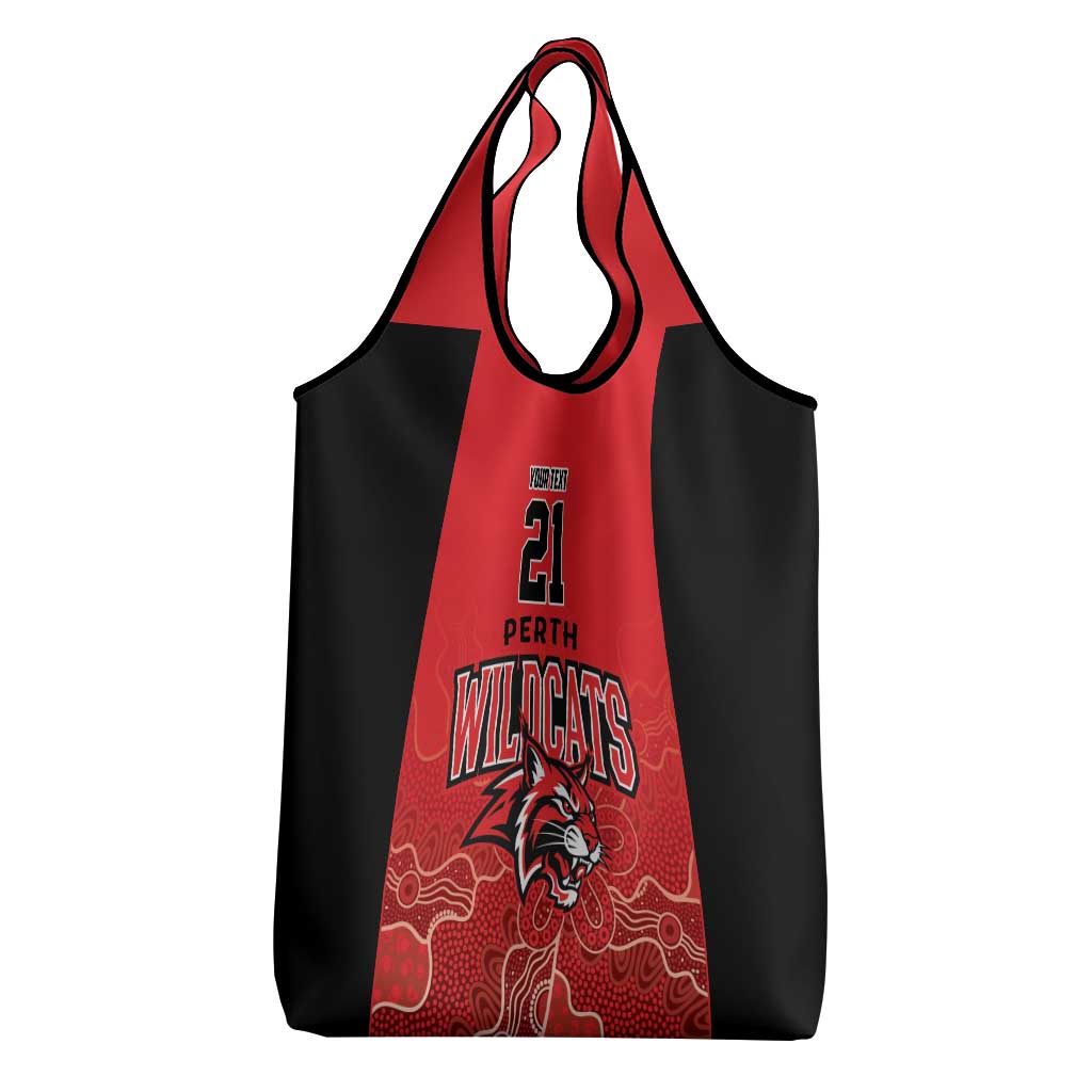 Basketball Custom Perth Grocery Bag Simple Australian Dot Art - Aussie Hoodie