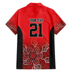 Basketball Custom Perth Hawaiian Shirt Simple Australian Dot Art - Aussie Hoodie