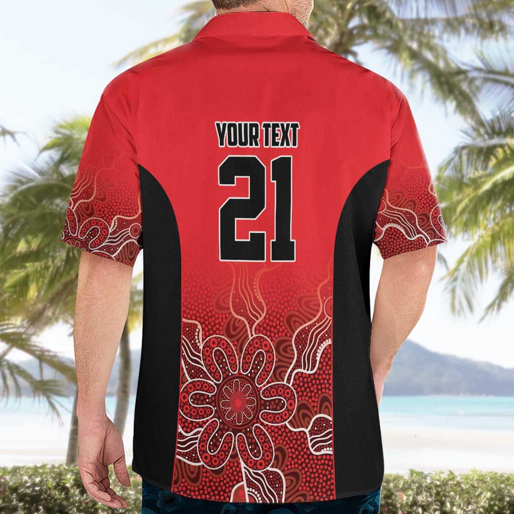 Basketball Custom Perth Hawaiian Shirt Simple Australian Dot Art - Aussie Hoodie