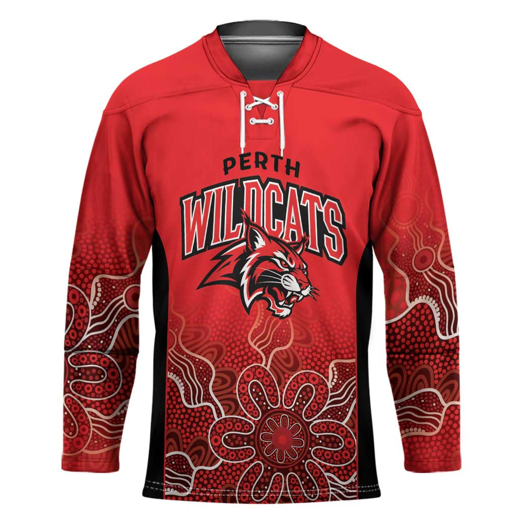 Basketball Custom Perth Hockey Jersey Simple Australian Dot Art - Aussie Hoodie