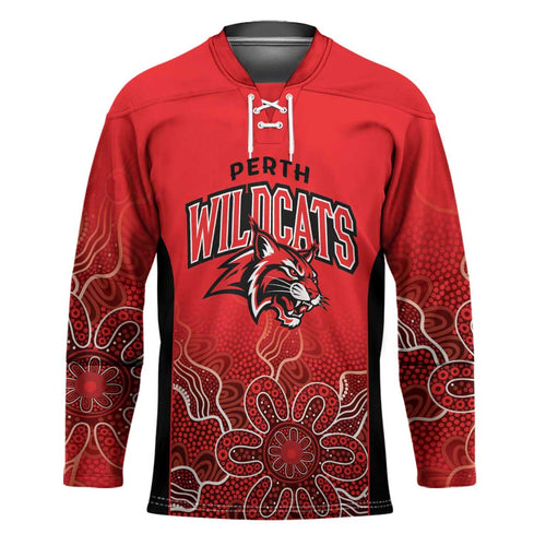 Basketball Custom Perth Hockey Jersey Simple Australian Dot Art - Aussie Hoodie