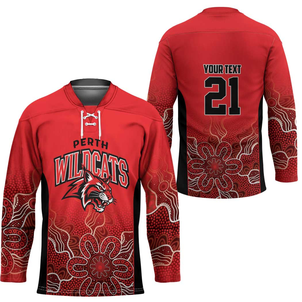 Basketball Custom Perth Hockey Jersey Simple Australian Dot Art - Aussie Hoodie