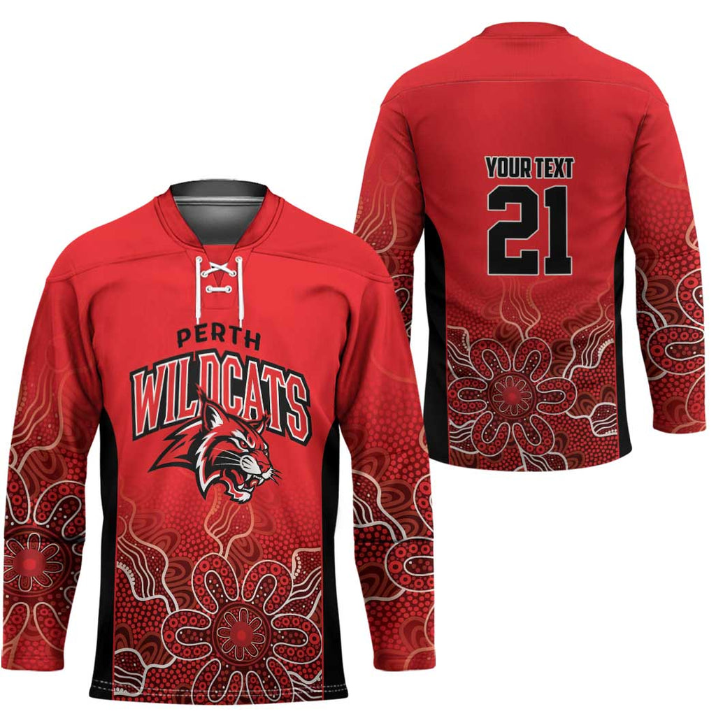 Basketball Custom Perth Hockey Jersey Simple Australian Dot Art - Aussie Hoodie