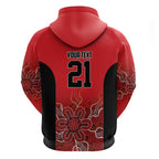 Basketball Custom Perth Hoodie Simple Australian Dot Art - Aussie Hoodie