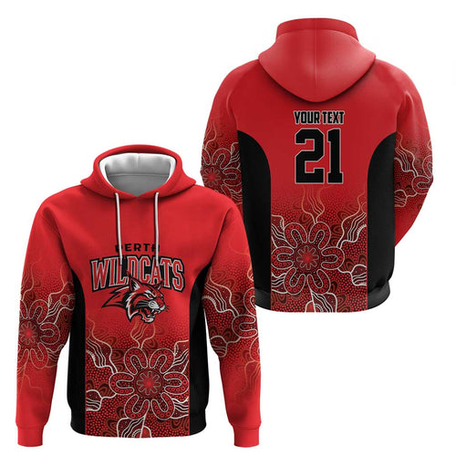 Basketball Custom Perth Hoodie Simple Australian Dot Art - Aussie Hoodie