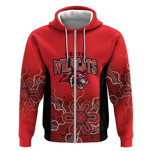Basketball Custom Perth Hoodie Simple Australian Dot Art - Aussie Hoodie