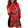 Basketball Custom Perth Hoodie Dress Simple Australian Dot Art - Aussie Hoodie