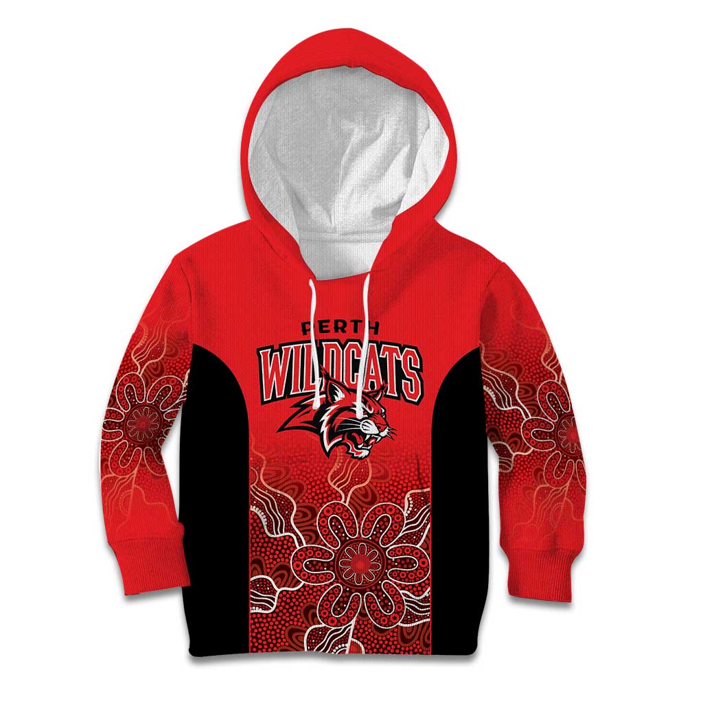Basketball Custom Perth Kid Hoodie Simple Australian Dot Art - Aussie Hoodie