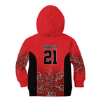 Basketball Custom Perth Kid Hoodie Simple Australian Dot Art - Aussie Hoodie