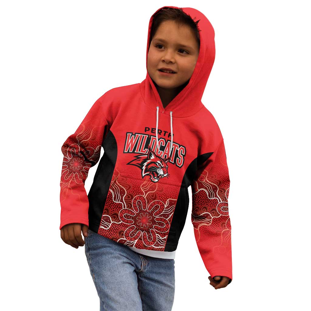 Basketball Custom Perth Kid Hoodie Simple Australian Dot Art - Aussie Hoodie
