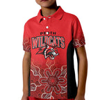 Basketball Custom Perth Kid Polo Shirt Simple Australian Dot Art - Aussie Hoodie