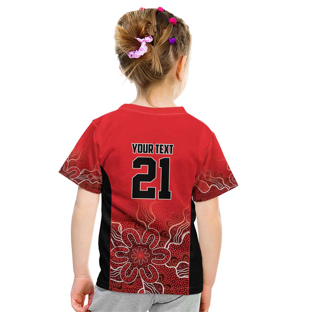 Basketball Custom Perth Kid T Shirt Simple Australian Dot Art - Aussie Hoodie