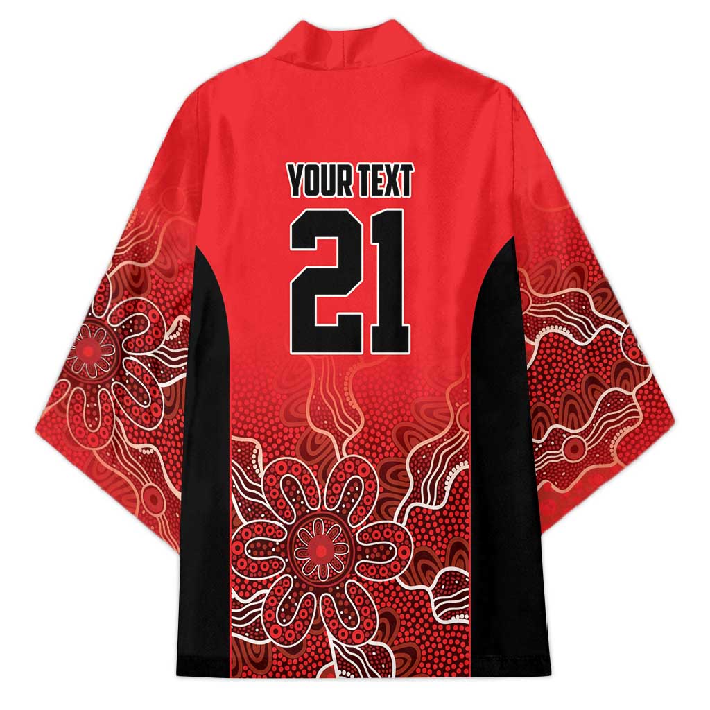 Basketball Custom Perth Kimono Simple Australian Dot Art - Aussie Hoodie