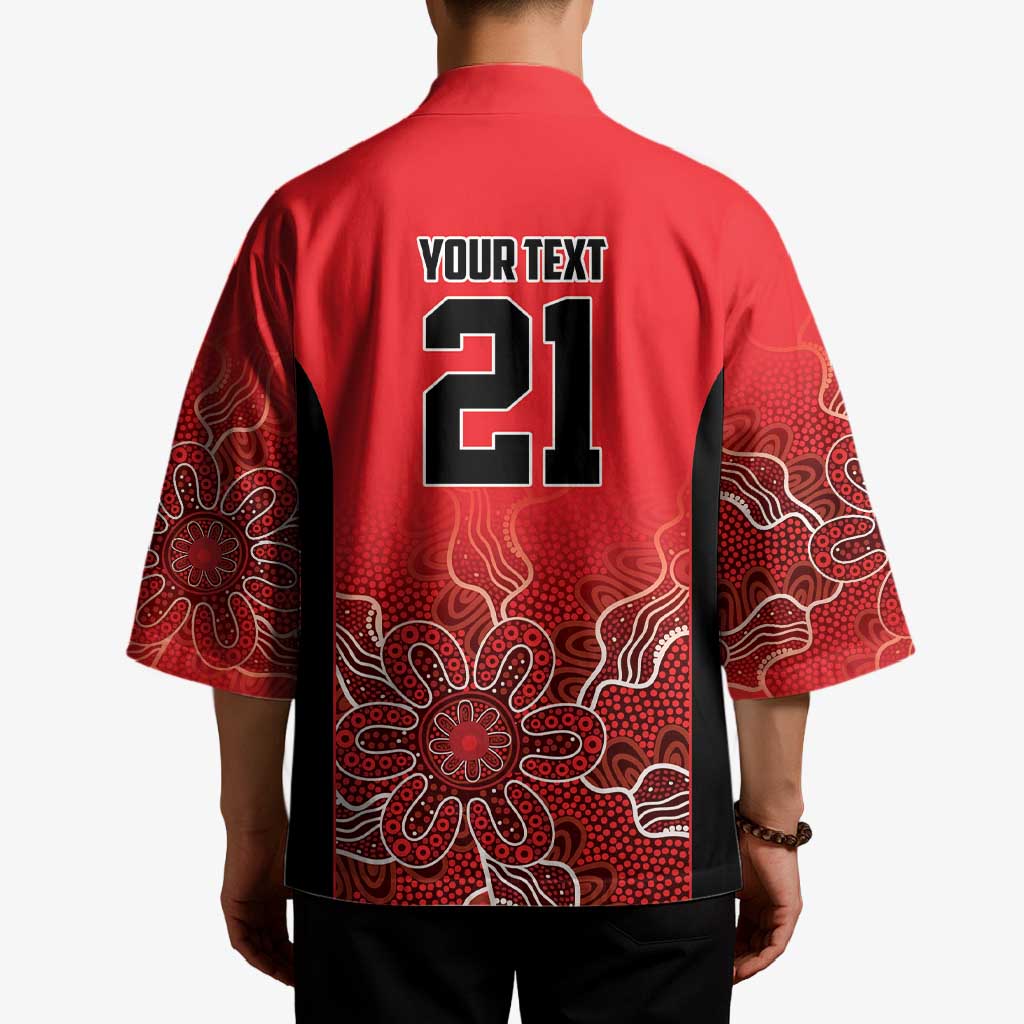 Basketball Custom Perth Kimono Simple Australian Dot Art - Aussie Hoodie