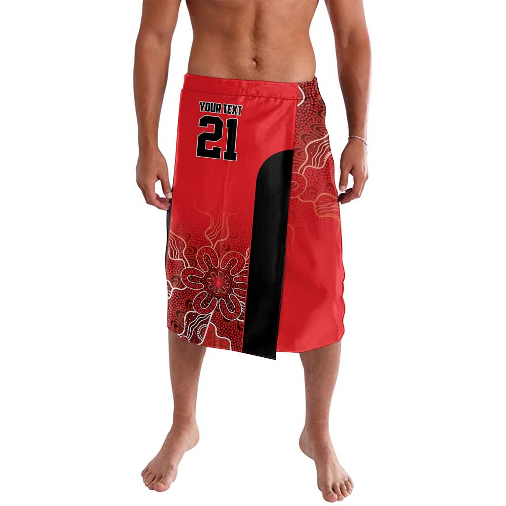 Basketball Custom Perth Lavalava Simple Australian Dot Art - Aussie Hoodie