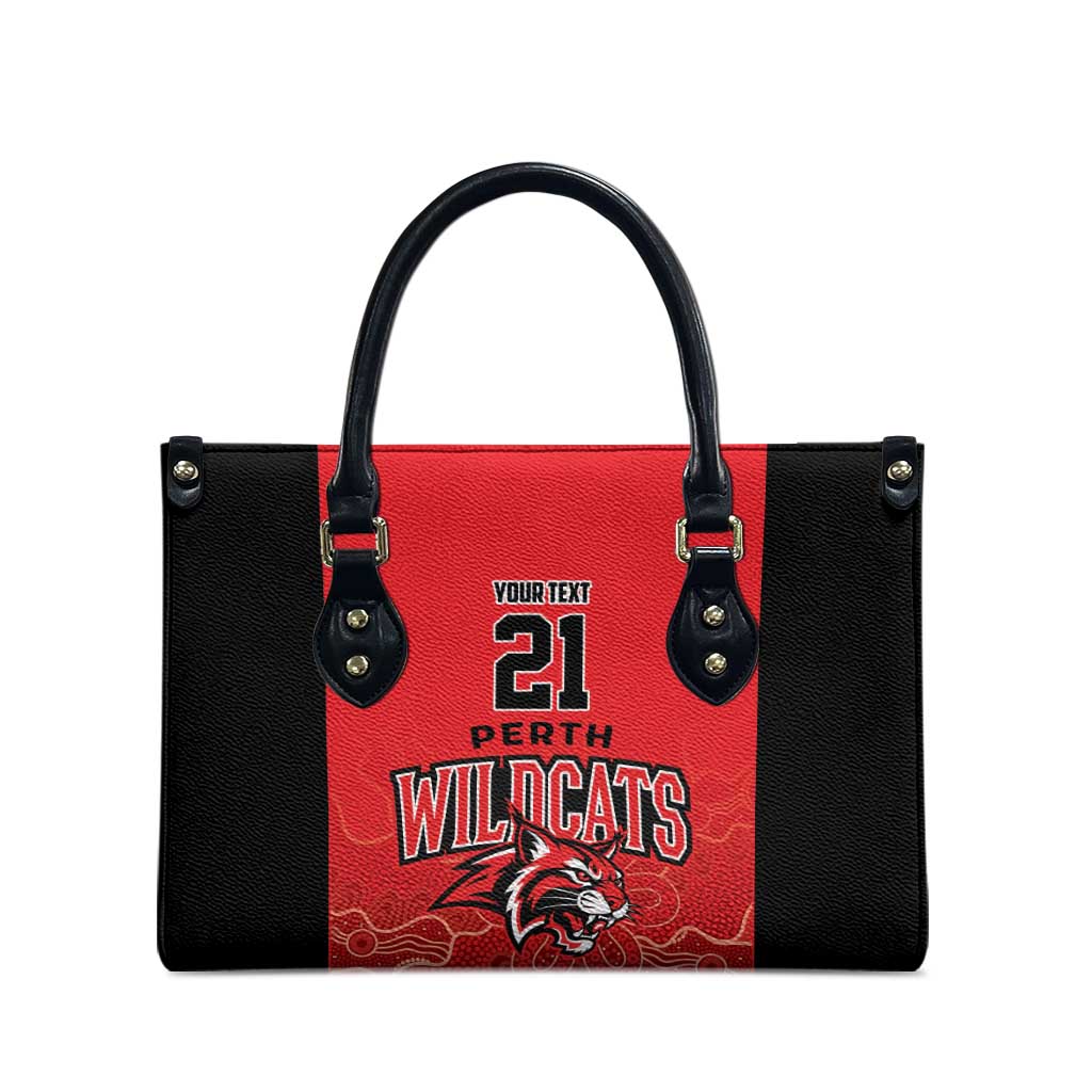 Basketball Custom Perth Leather Bag Simple Australian Dot Art - Aussie Hoodie