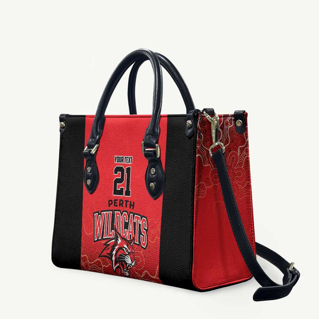 Basketball Custom Perth Leather Bag Simple Australian Dot Art - Aussie Hoodie