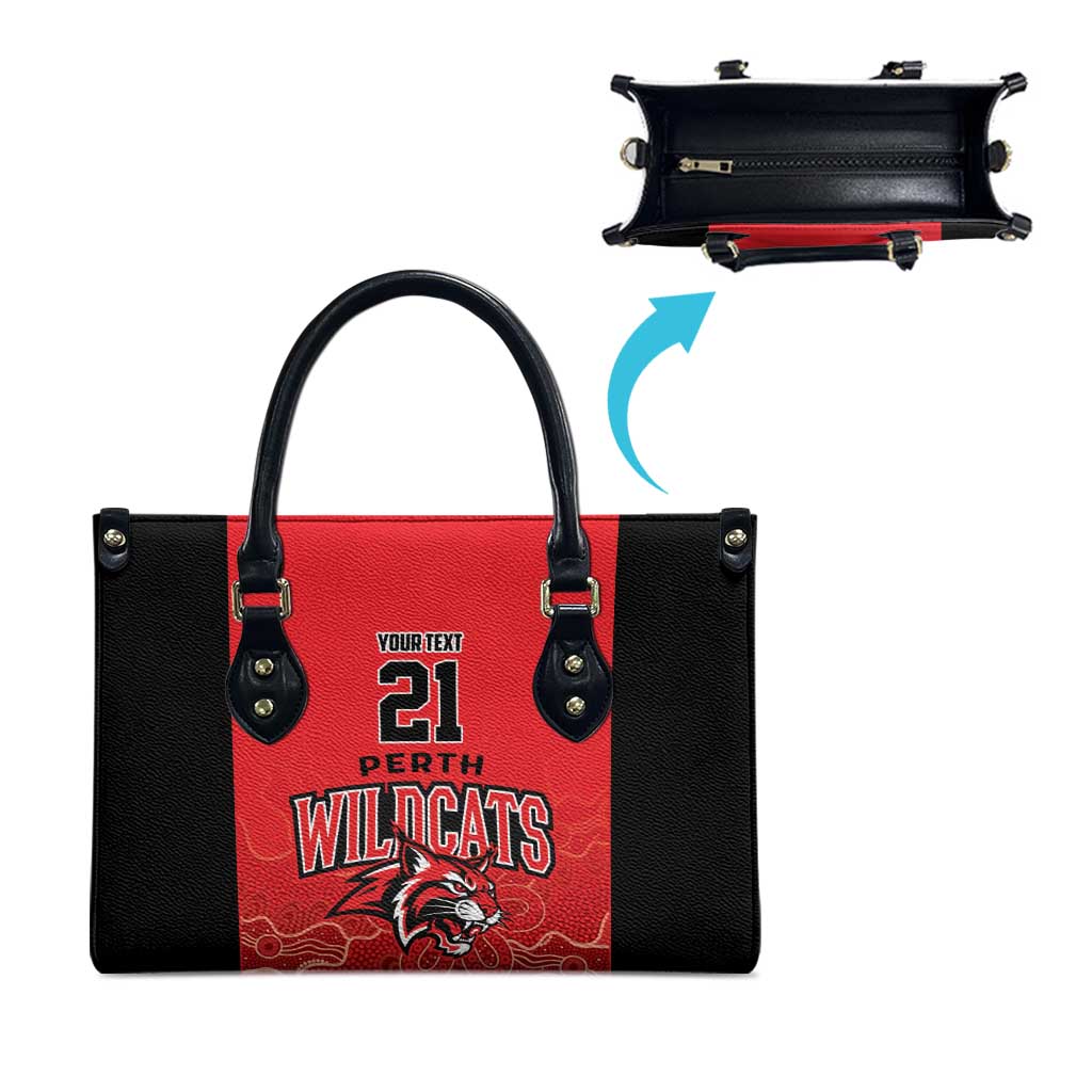 Basketball Custom Perth Leather Bag Simple Australian Dot Art - Aussie Hoodie