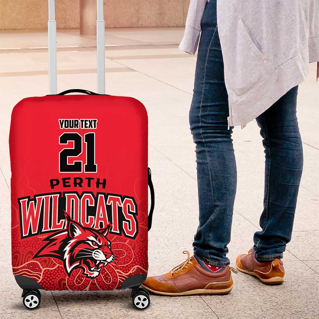 Basketball Custom Perth Luggage Cover Simple Australian Dot Art - Aussie Hoodie