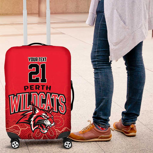Basketball Custom Perth Luggage Cover Simple Australian Dot Art - Aussie Hoodie