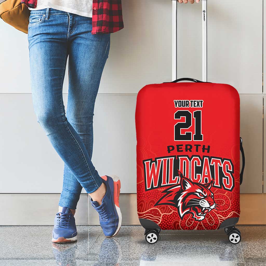 Basketball Custom Perth Luggage Cover Simple Australian Dot Art - Aussie Hoodie