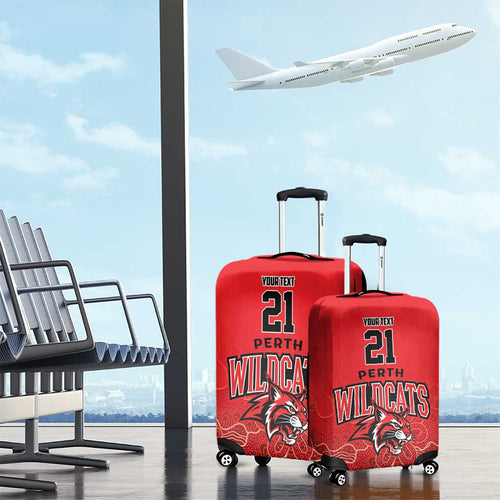 Basketball Custom Perth Luggage Cover Simple Australian Dot Art - Aussie Hoodie