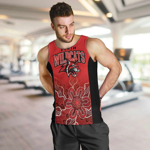 Basketball Custom Perth Men Tank Top Simple Australian Dot Art - Aussie Hoodie