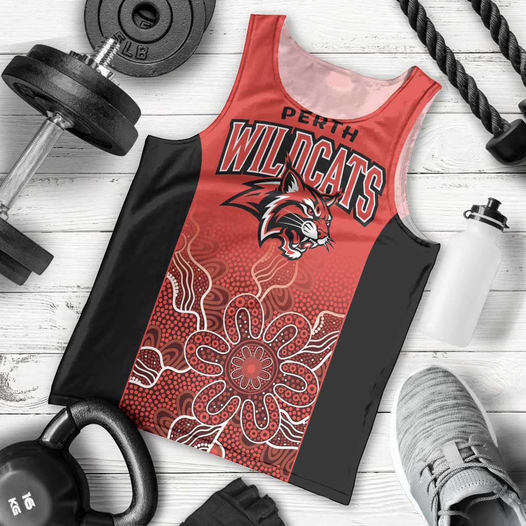 Basketball Custom Perth Men Tank Top Simple Australian Dot Art - Aussie Hoodie