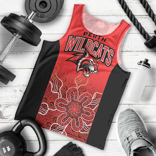 Basketball Custom Perth Men Tank Top Simple Australian Dot Art - Aussie Hoodie