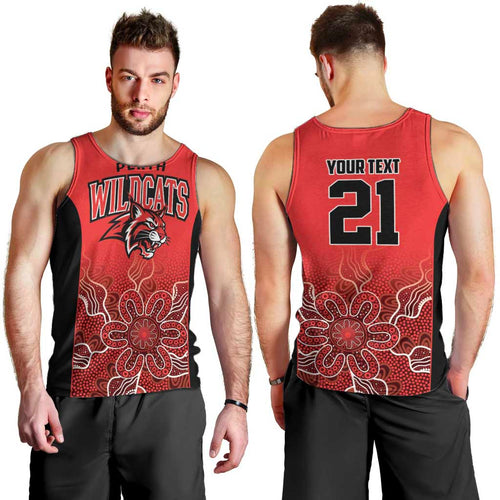 Basketball Custom Perth Men Tank Top Simple Australian Dot Art - Aussie Hoodie