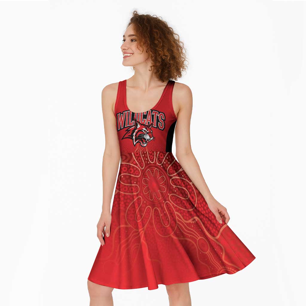 Basketball Custom Perth Midi Dress Simple Australian Dot Art - Aussie Hoodie